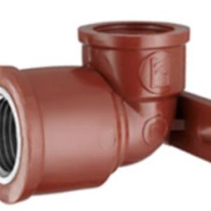 CODO ROSCA 90 CON INSERTO H 1/2" CON SUJETADOR