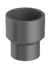 CUPLA REDUCCION GRIS 40X20 MM