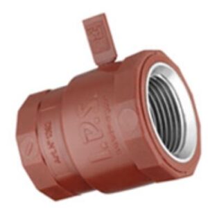 CUPLA ROSCA REDUCCION CON INSERTO H 3/4X1/2"