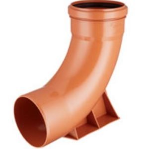 CURVA DESAGUE 90 MH 110MM CON BASE