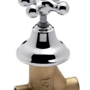 LLAVE DE PASO BCE CON CAMPANA 3/4" FV (0810-01-19)