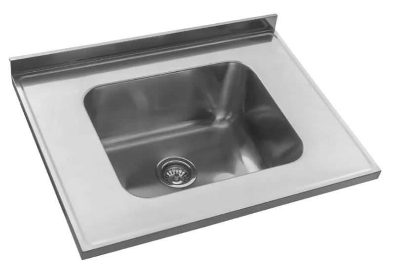 MESADA ACERO 80 CM LN50 304