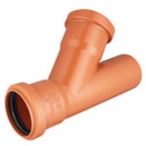 RAMAL DOBLE INVERTIDO 45 MH 50X50MM
