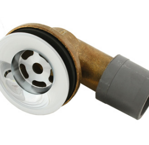 SOPAPA BANERA CODO BRONCE PARA PVC