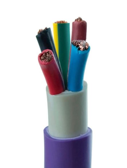 CABLE SUBTERRANEO 5 X 6 VIOLETA POR METRO