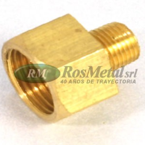 ENTRERROSCA BRONCE REDUCCION MH 1/2 X 1/4"