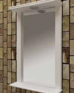 ESPEJO FARAVELLI 617 50X80 CM CON LUZ Y REPISA