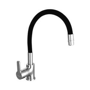 GRIFERIA EMBLEM COCINA MESADA MONOCOMANDO PICO EXTERIOR NEGRO PIAZZA