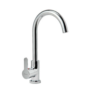 GRIFERIA PIAZZA EMBLEM COCINA MESADA MONOCOMANDO CROMO