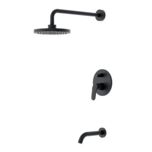 GRIFERIA BANERA VASSER KASSIA MONOCOMANDO EMBUTIR BLACK (11A/1042.NG)