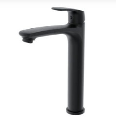 GRIFERIA LAVATORIO VASSER KASSIA MONOCOMANDO ALTO BLACK (11A/1102.NG)